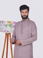Dusty Brown Cotton Panjabi